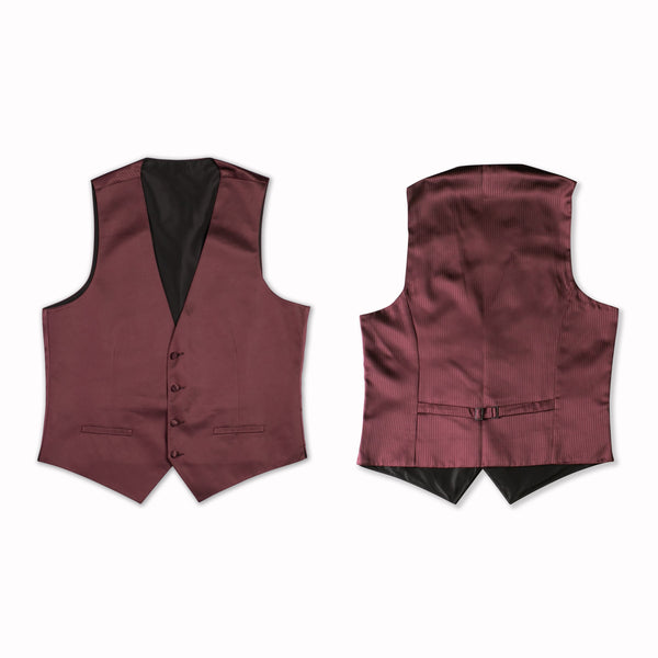 Classic Vest - Ruby Collage