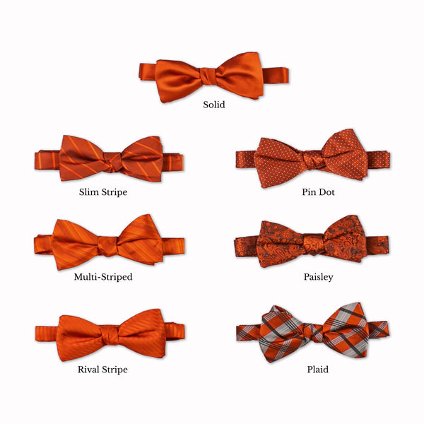 Classic Bow Tie - Rust Collage
