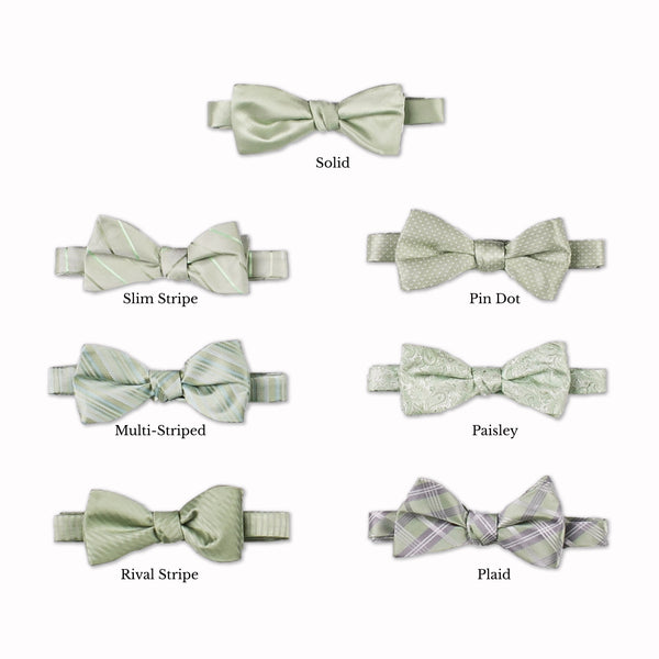 Classic Bow Tie - Sage Collage