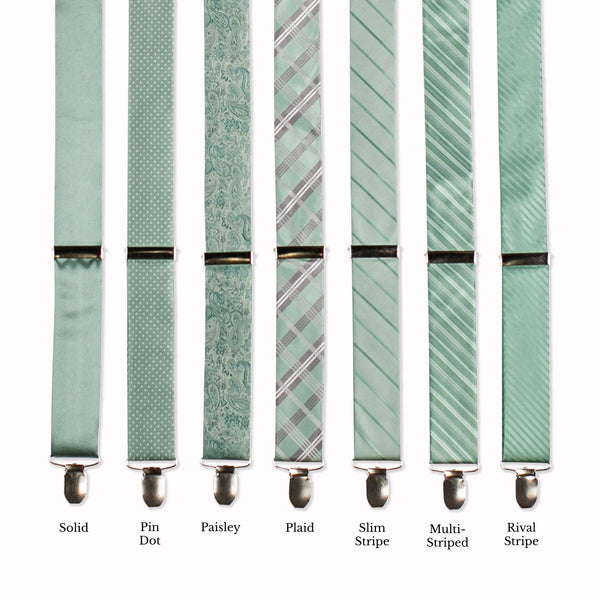 Classic Adjustable Suspenders - Serpentine Collage