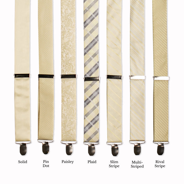 Classic Adjustable Suspenders - Sugar Collage