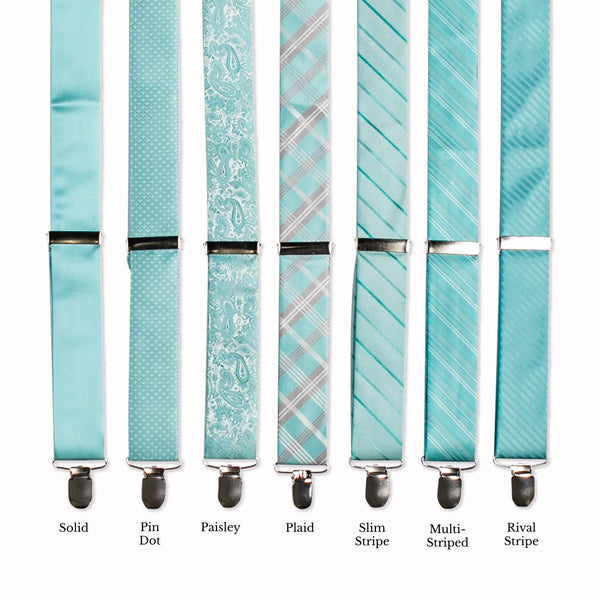 Classic Adjustable Suspenders - Waterdance Collage