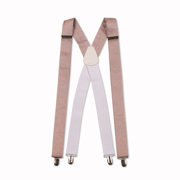 Glitter Adjustable Suspenders - Copper