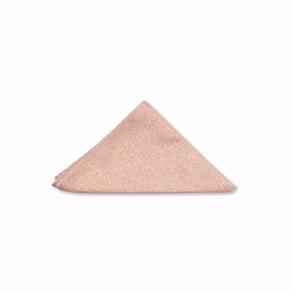 Glitter Pocket Square - Copper